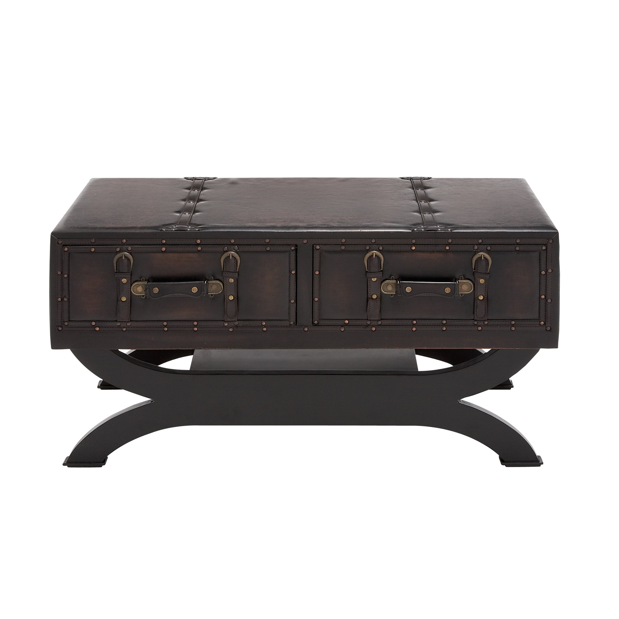 Amber Leather Coffee Table & Reviews Joss & Main